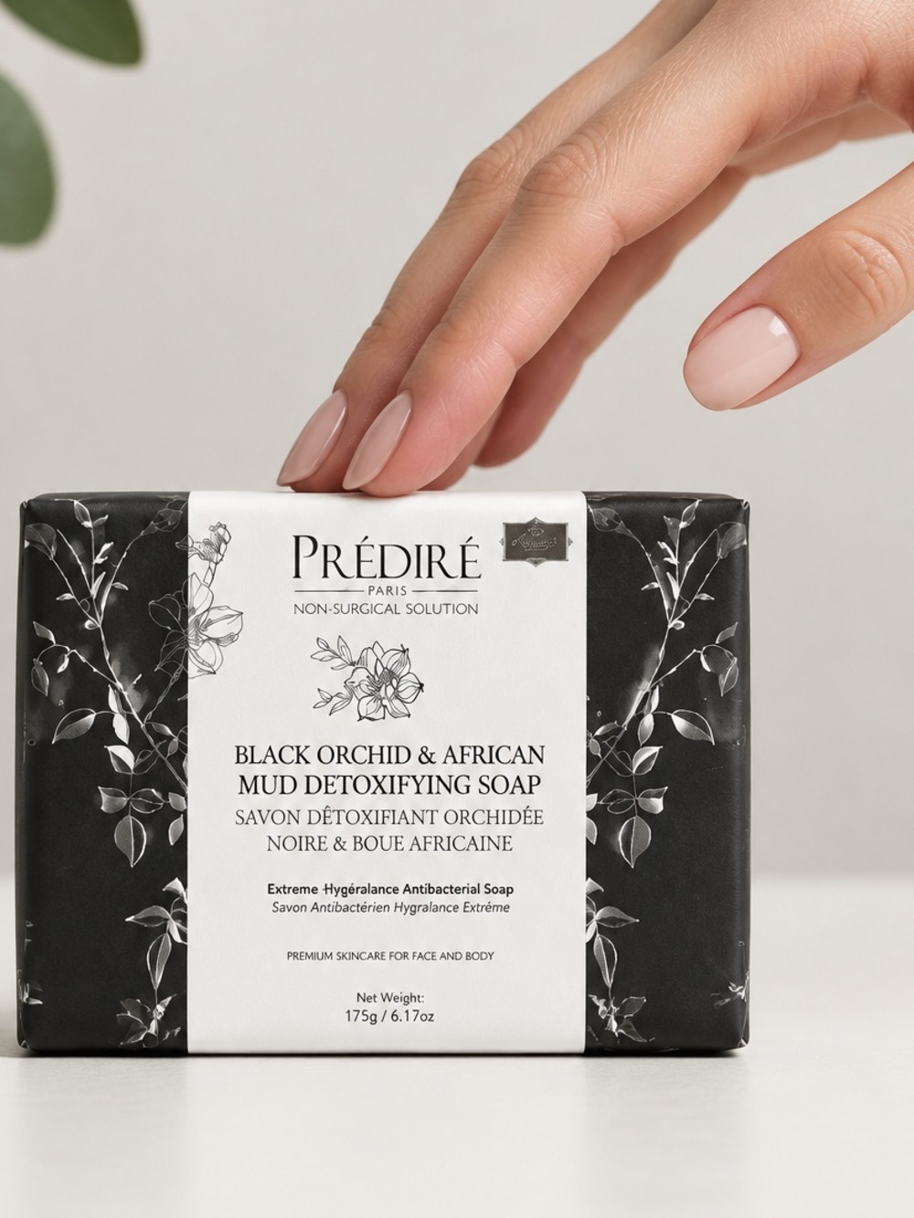 NWT Prédiré Paris Black Orchid & African Mud Detoxifying
Soap 6.17 oz
